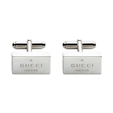 gucci silver cufflinks for men.